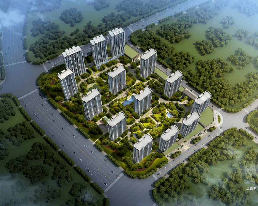 该项目位于西环北路与新桥新路交叉口东南侧,距离富阳主城核心区4.