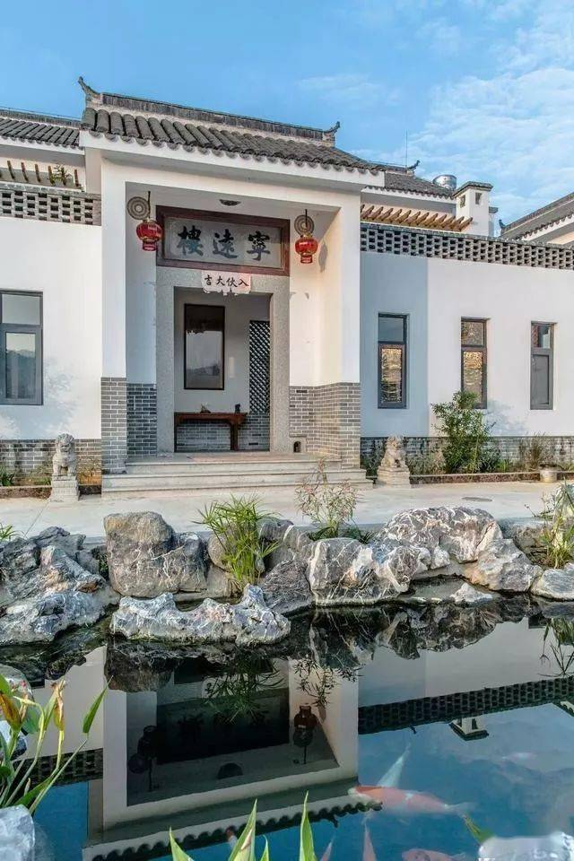 客家两兄弟花300万建了一座四合院别墅实在太美了