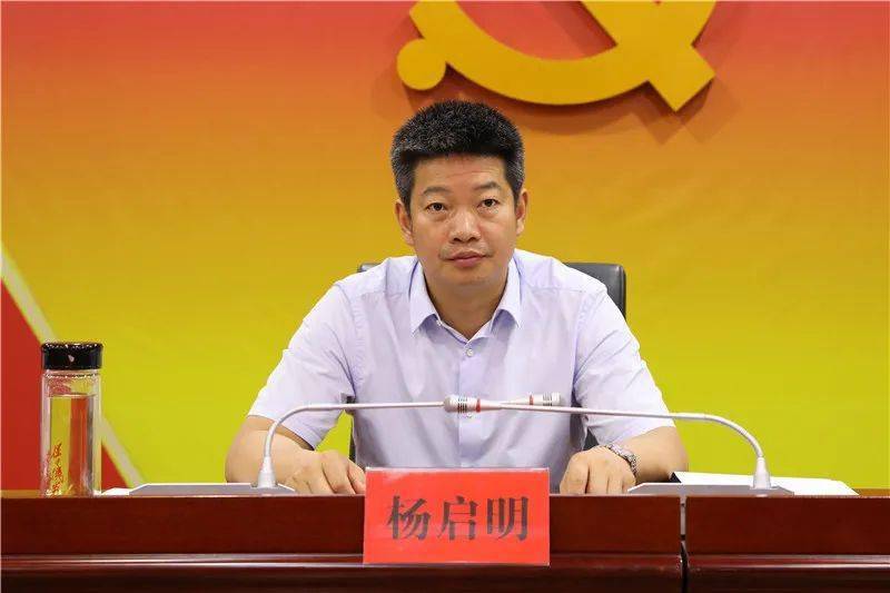 县委书记,县政法队伍教育整顿领导小组组长杨启明