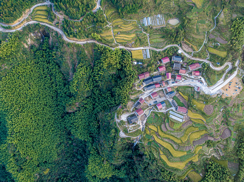 金华首个省内罕有的复合地貌这个海拔800多米的悬崖村承包90的人想要