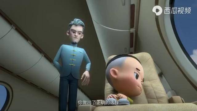 大头儿子王博士居然把大头儿子当成了他的实验品