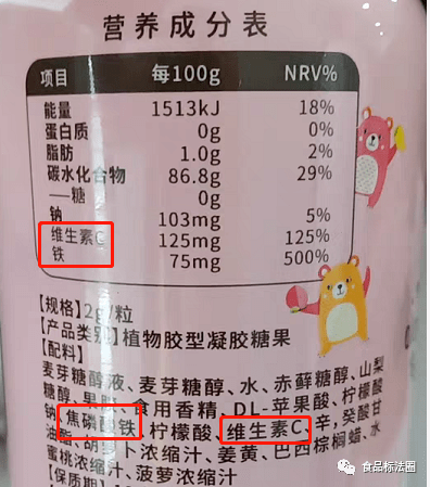 食品添加剂的范围及标示梳理