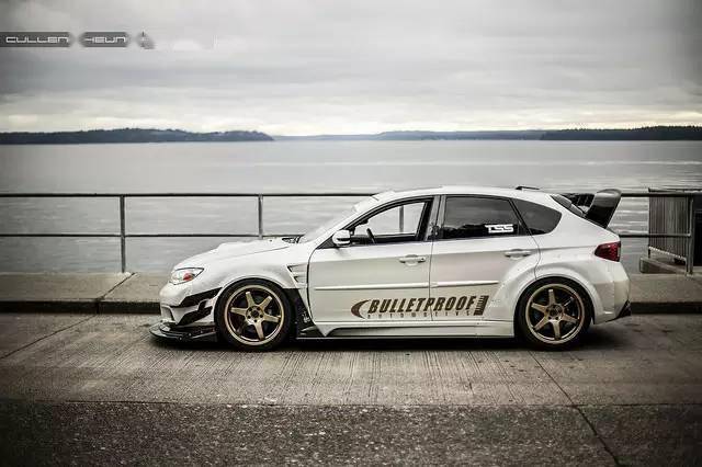 日本topsecret改装斯巴鲁翼豹sti