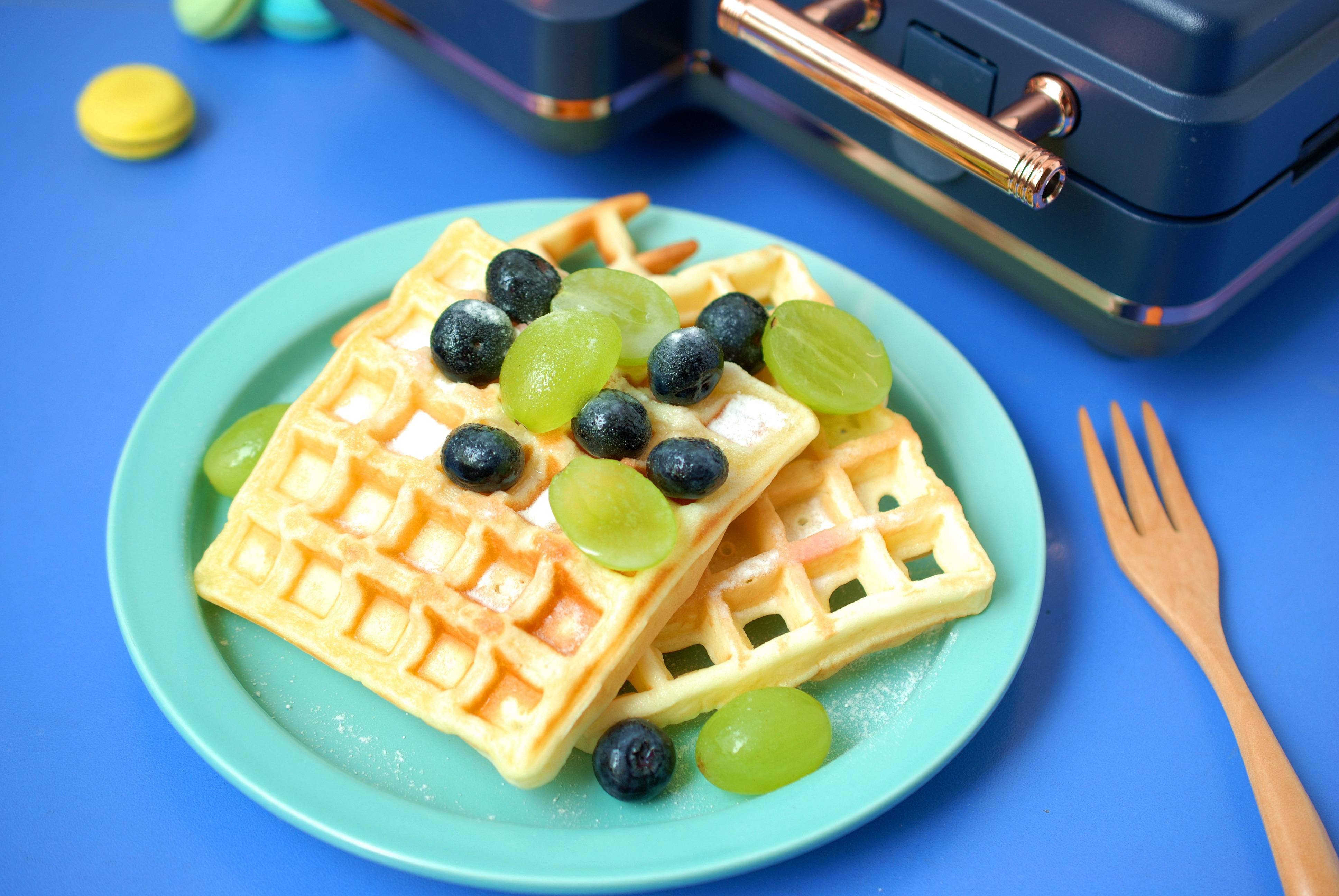 【水果原味华夫饼】