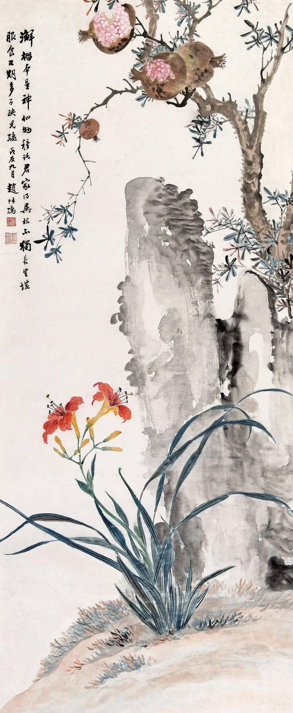 李小英花鸟画画图片