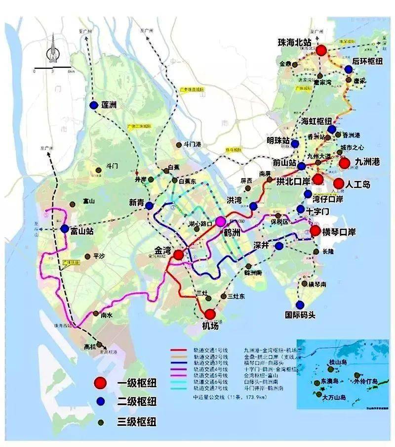 珠海市内轻轨站路线图图片