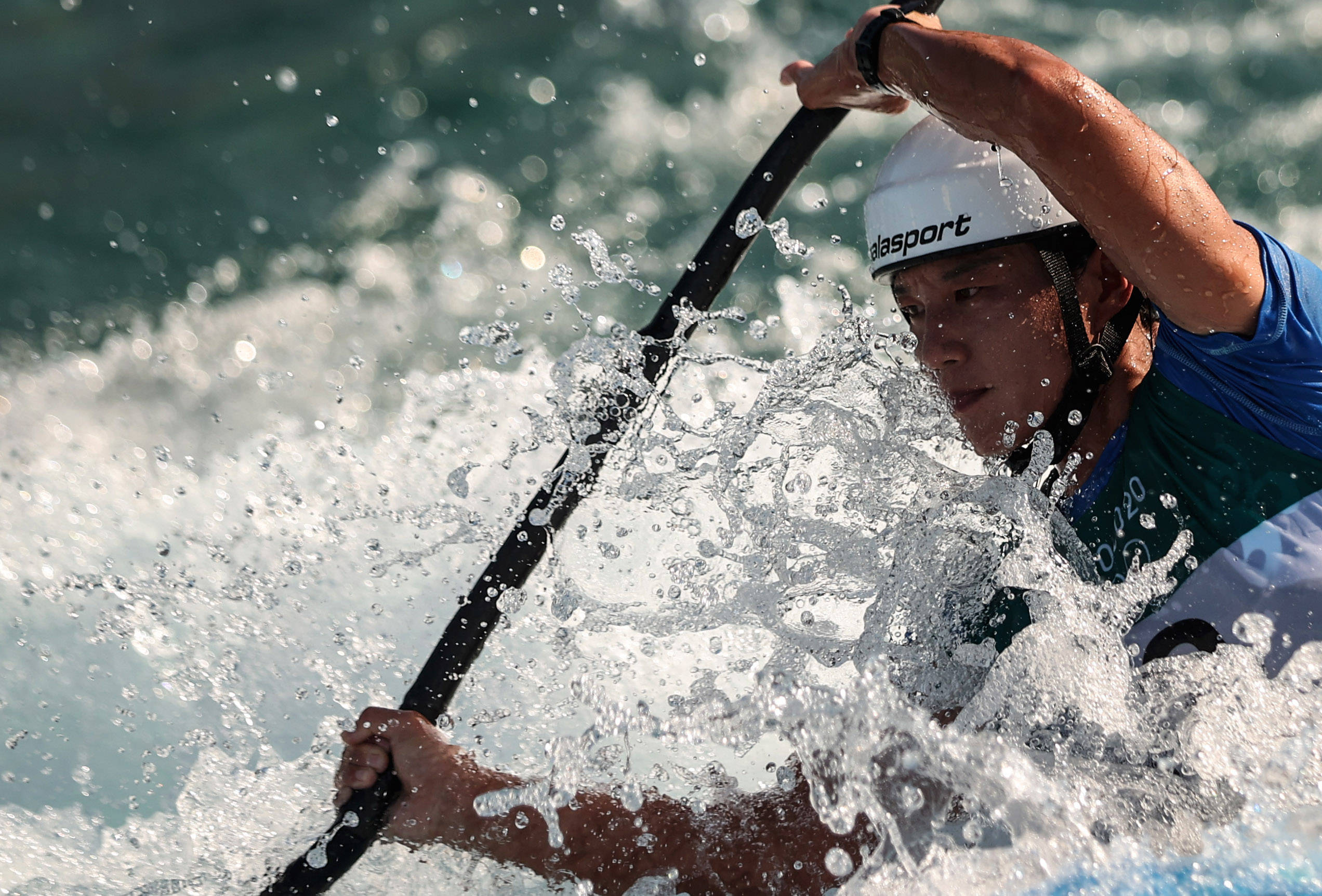 皮划艇激流回旋——中国队训练