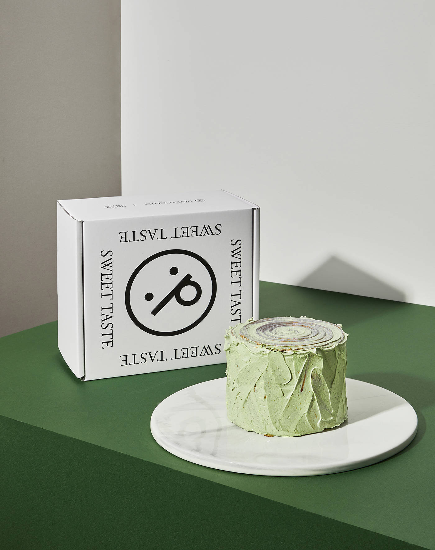 平面设计greenpistachio绿色开心果义式冰淇淋店品牌形象设计