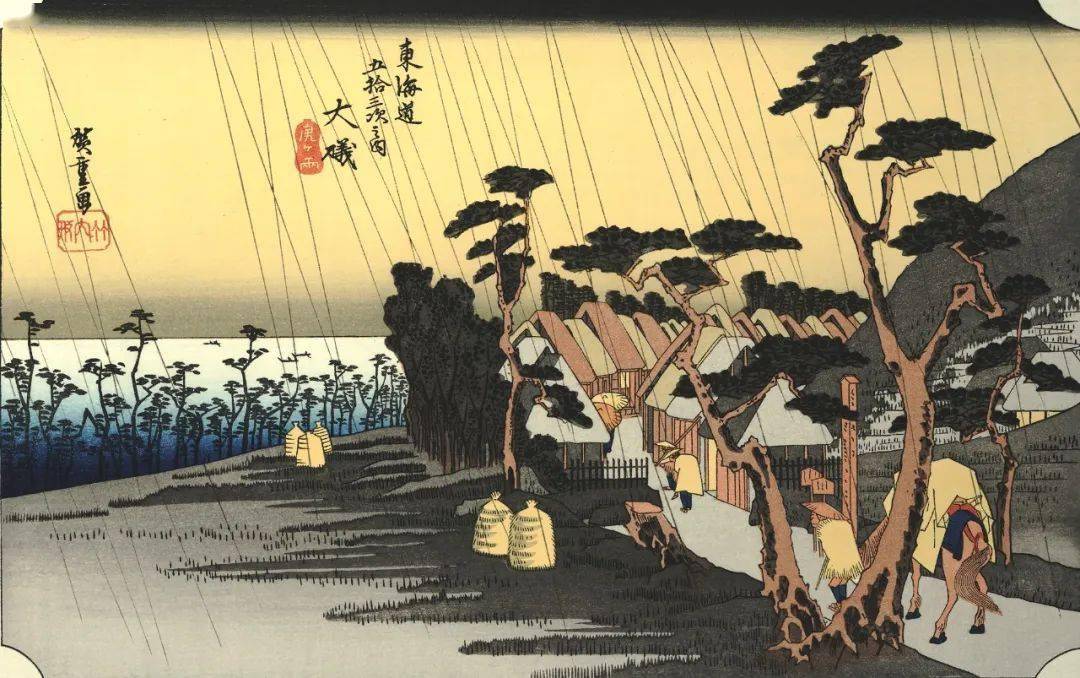 明日开展】《江户印记：日本浮世绘艺术展》之《东海道五十三次》_手机
