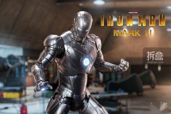 中动玩具 新品:7寸 iron man 钢铁侠 mk2 可动人偶