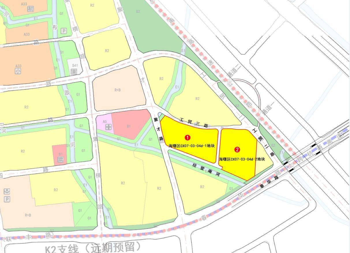 寧波市海曙區集士港中二片控制性詳細規劃局部調整批前公示