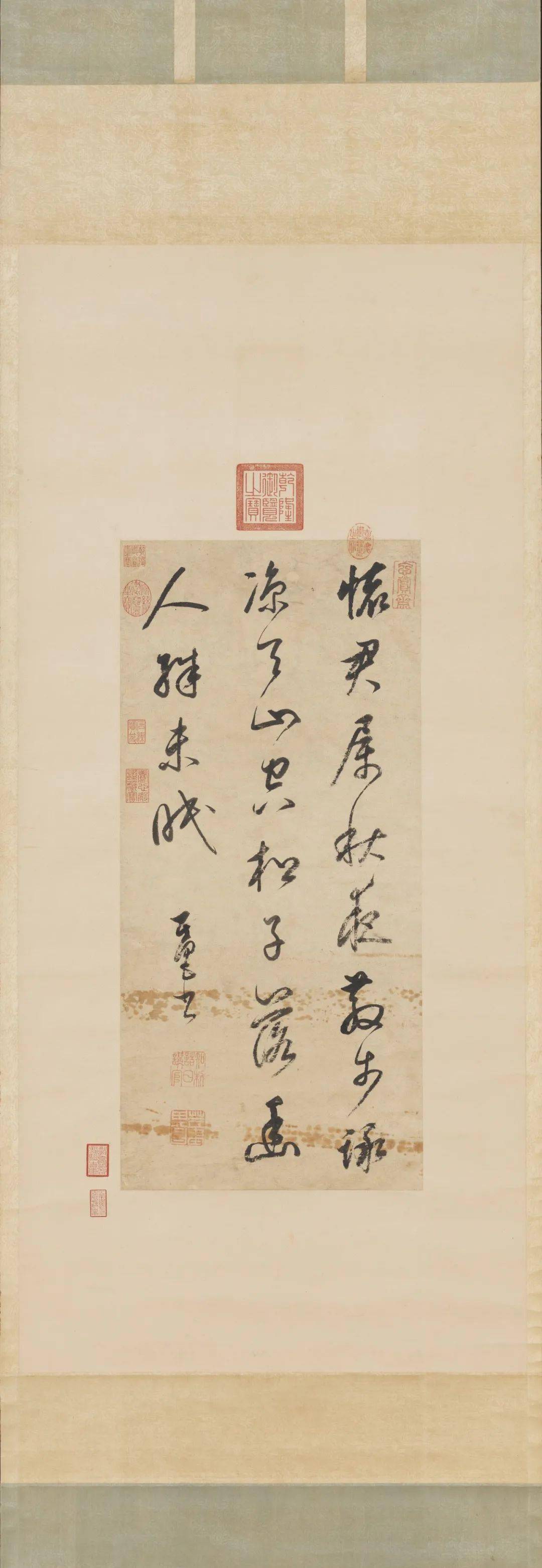 董其昌行书五言绝句轴