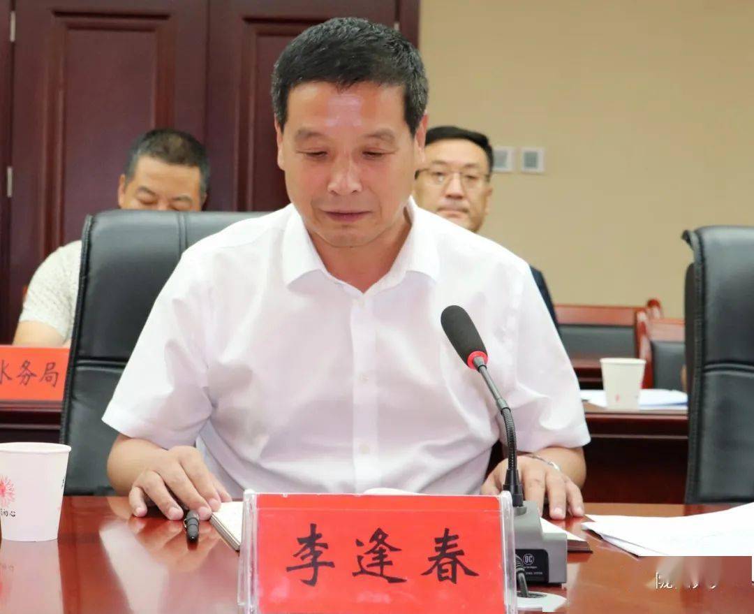 市人民政府副市长李逢春从正视差距,坚定信心,强化责任,抓好项目等