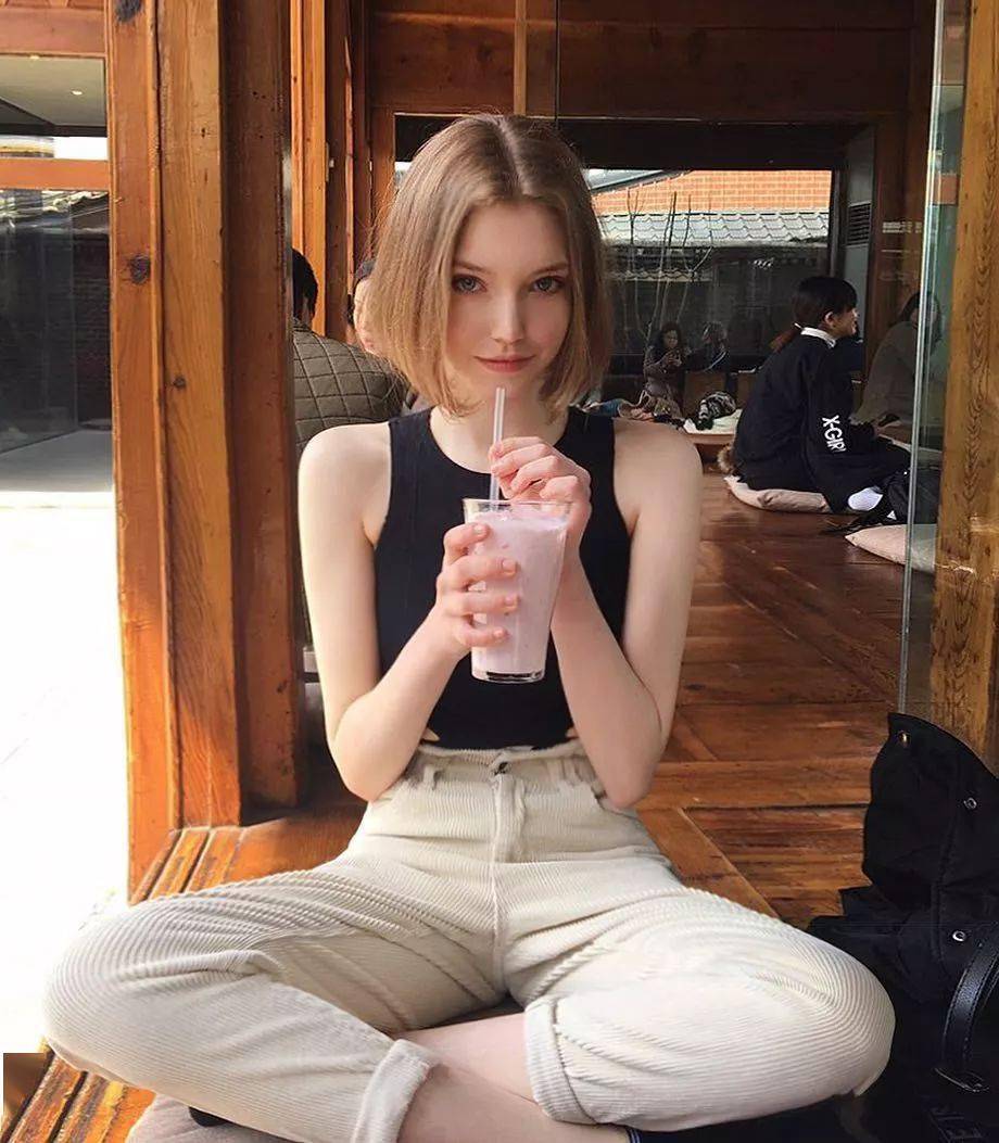 德韩混血精灵女孩,p都不敢p成她这样,实在是美得太不真实了!_chloe