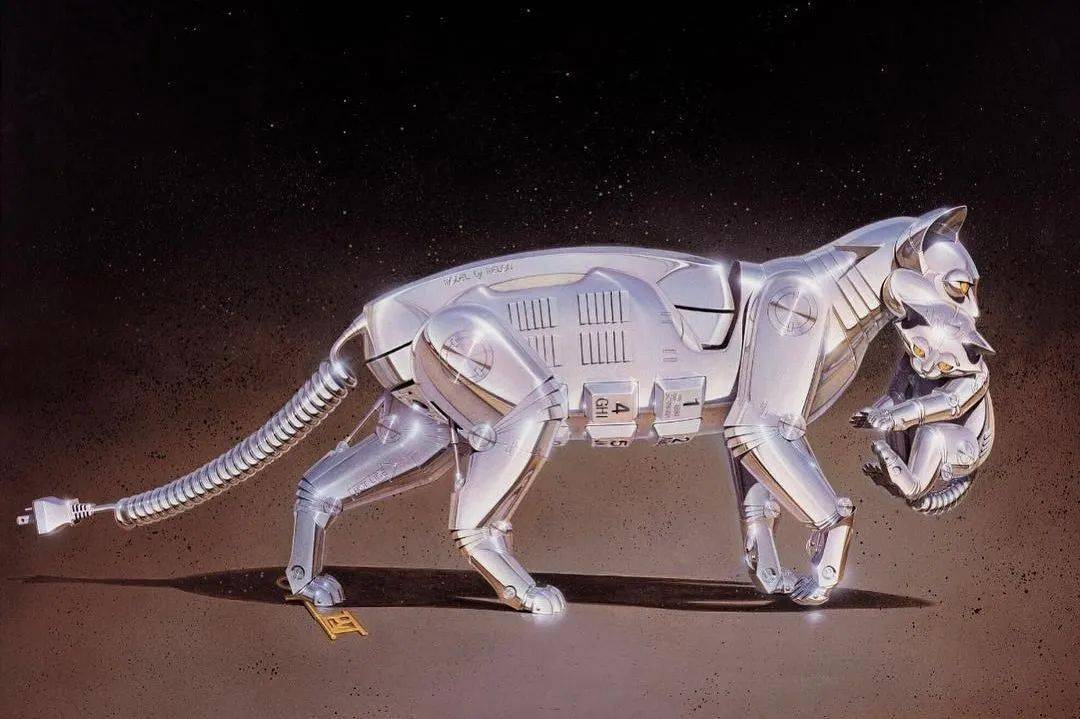 在aibo之后,空山基也没有停止对于各种动物的创作,还曾推出过一本以