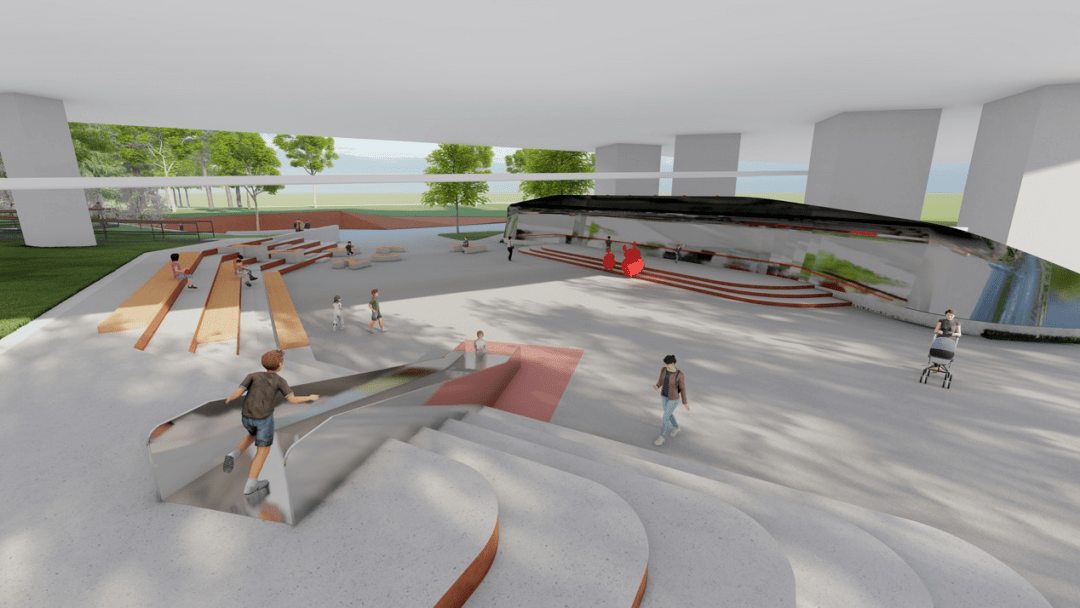 抢先看新首钢大桥下将建公园年底就能逛啦