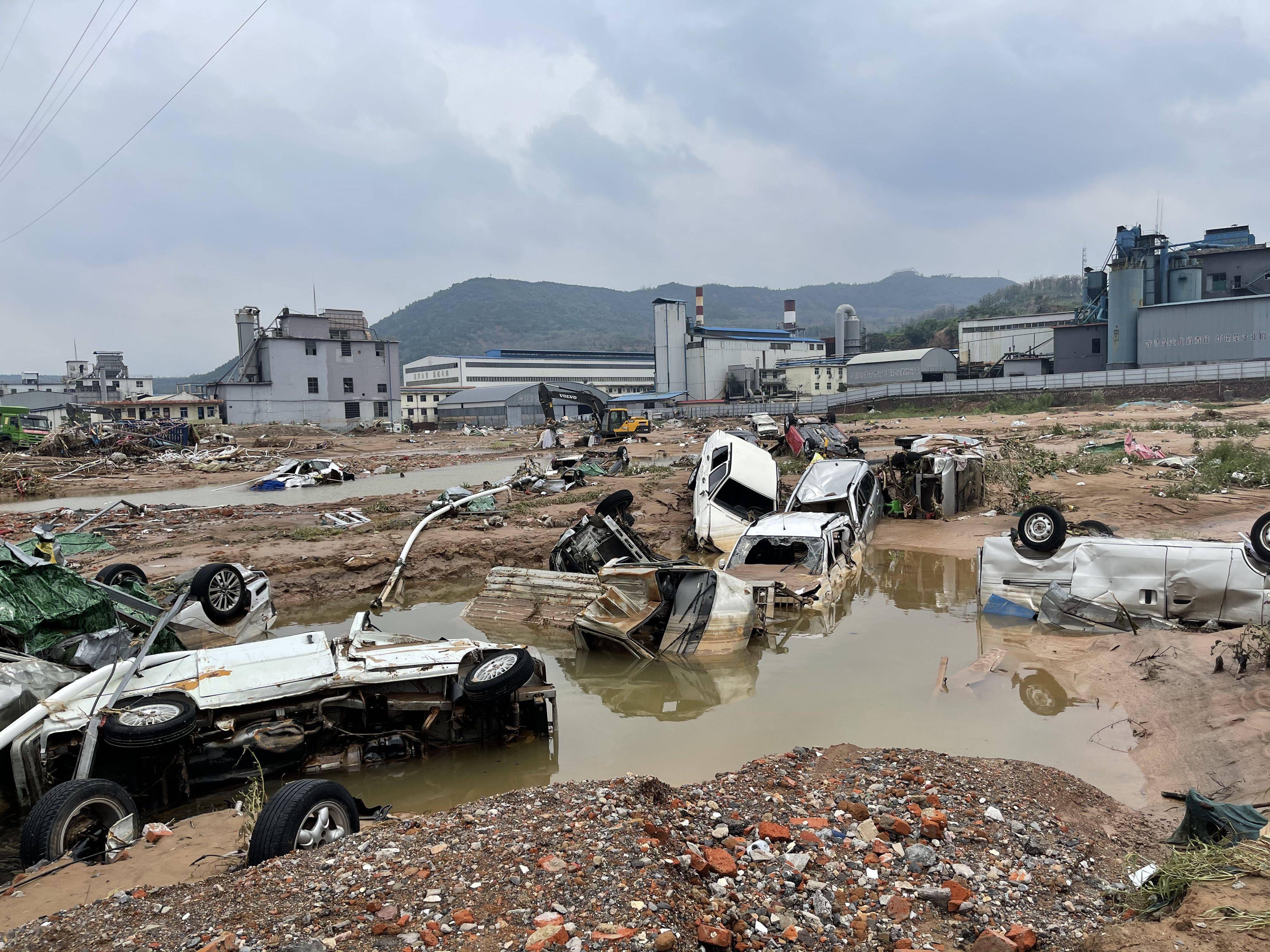 郑州巩义水灾图片