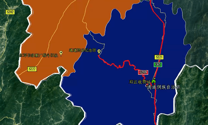 沿著g65包茂高速跋山涉水高速交警和您一起回顧黨史上的這個重要時刻