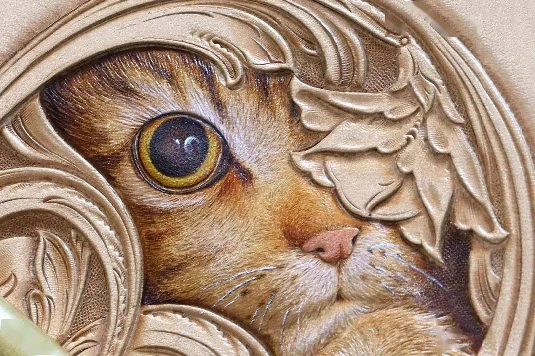 90后手工皮雕匠人追求刻刀下的精妙艺术今日宜留下印记