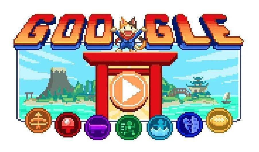 奧運期間的GoogleLOGO中，藏著一款完整的RPG遊戲 科技 第1張