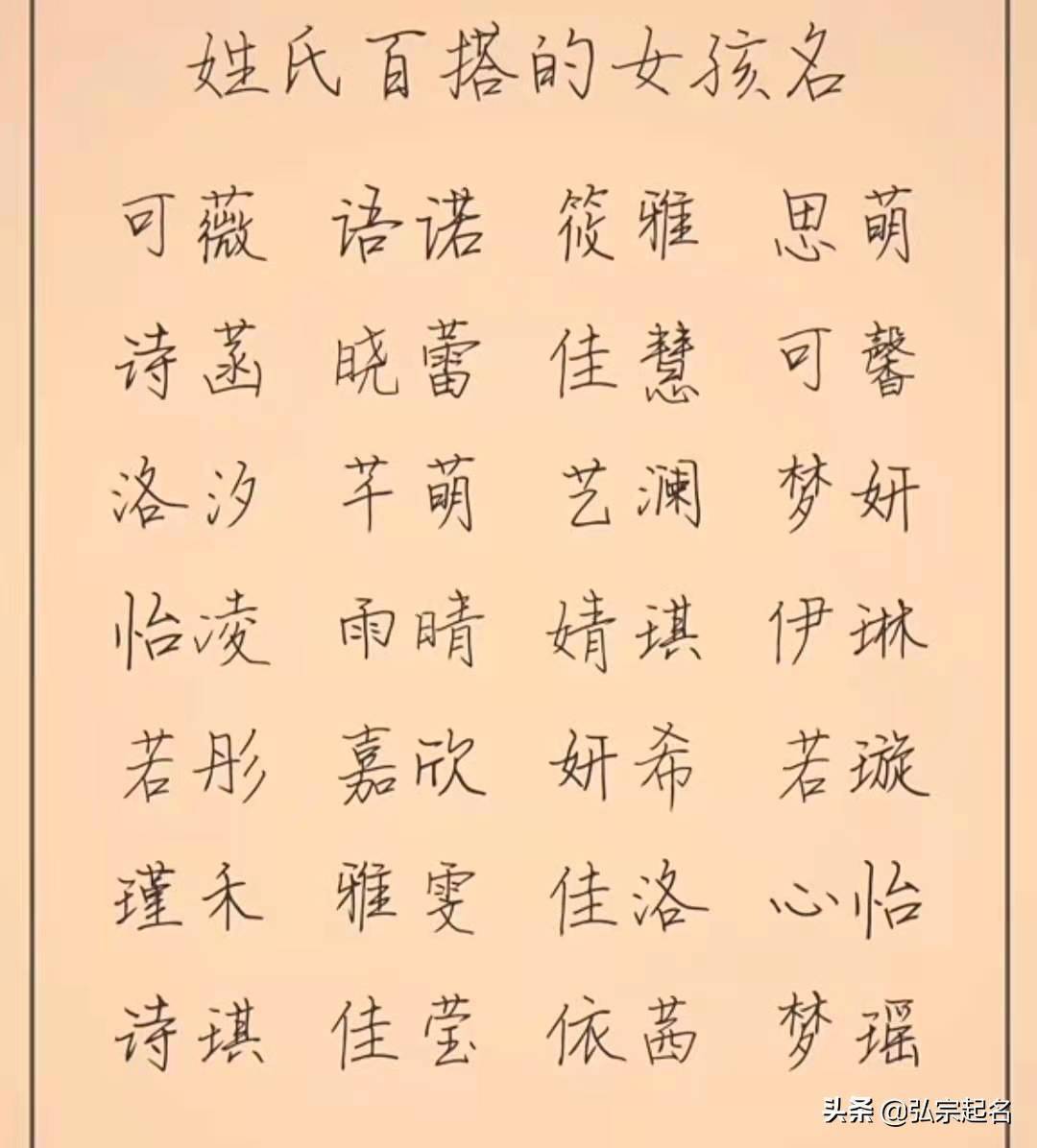 宝宝起名:姓氏百搭好听到爆的女孩名,请有缘人带走