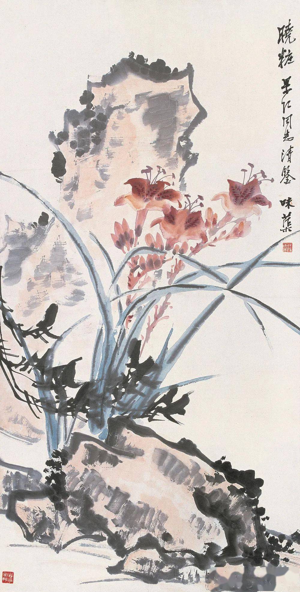 这小写意花鸟浓浓的生活情趣
