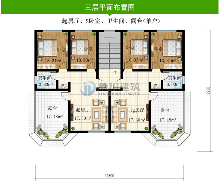5款农村双拼别墅气派非凡两兄弟建在农村低调而舒适