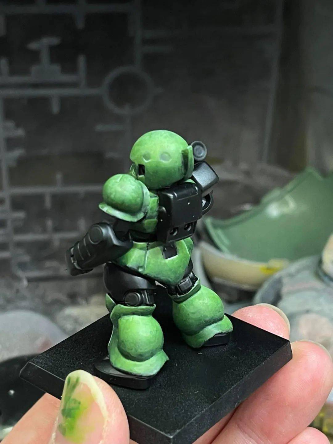 酷炸天地原来q版的扎古要这么涂才好看