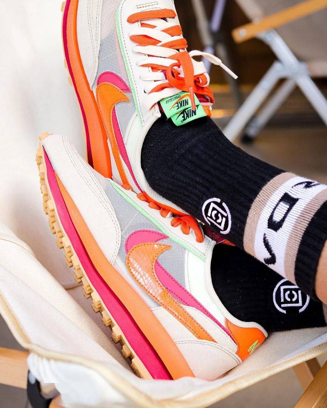 实物|预定今年狠鞋之一!sacai x CLOT x Nike 实物曝光!