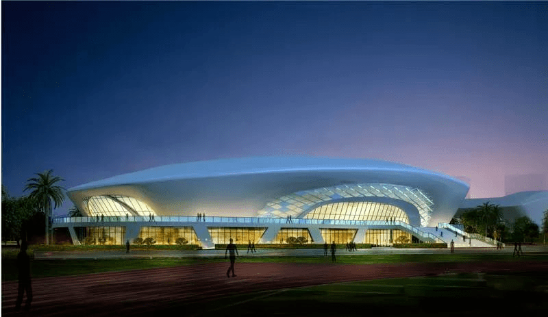 上虞游泳馆位于高铁新城体育中心,馆内含一个50米标准游泳池和一个25