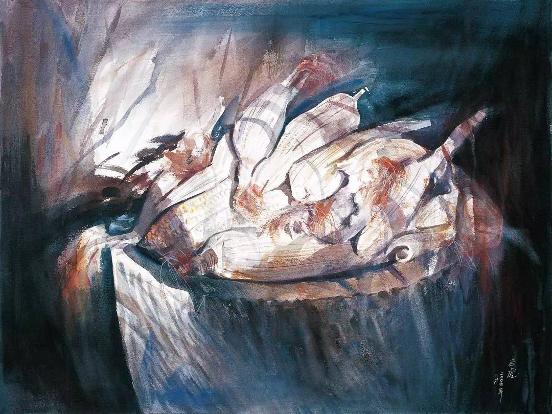 书画艺术1578期陈飞虎水彩作品欣赏