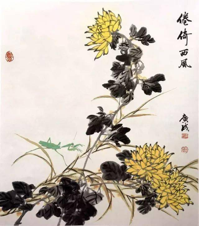 欣賞完吳昌碩筆下古樸的菊再看如何畫菊花精彩