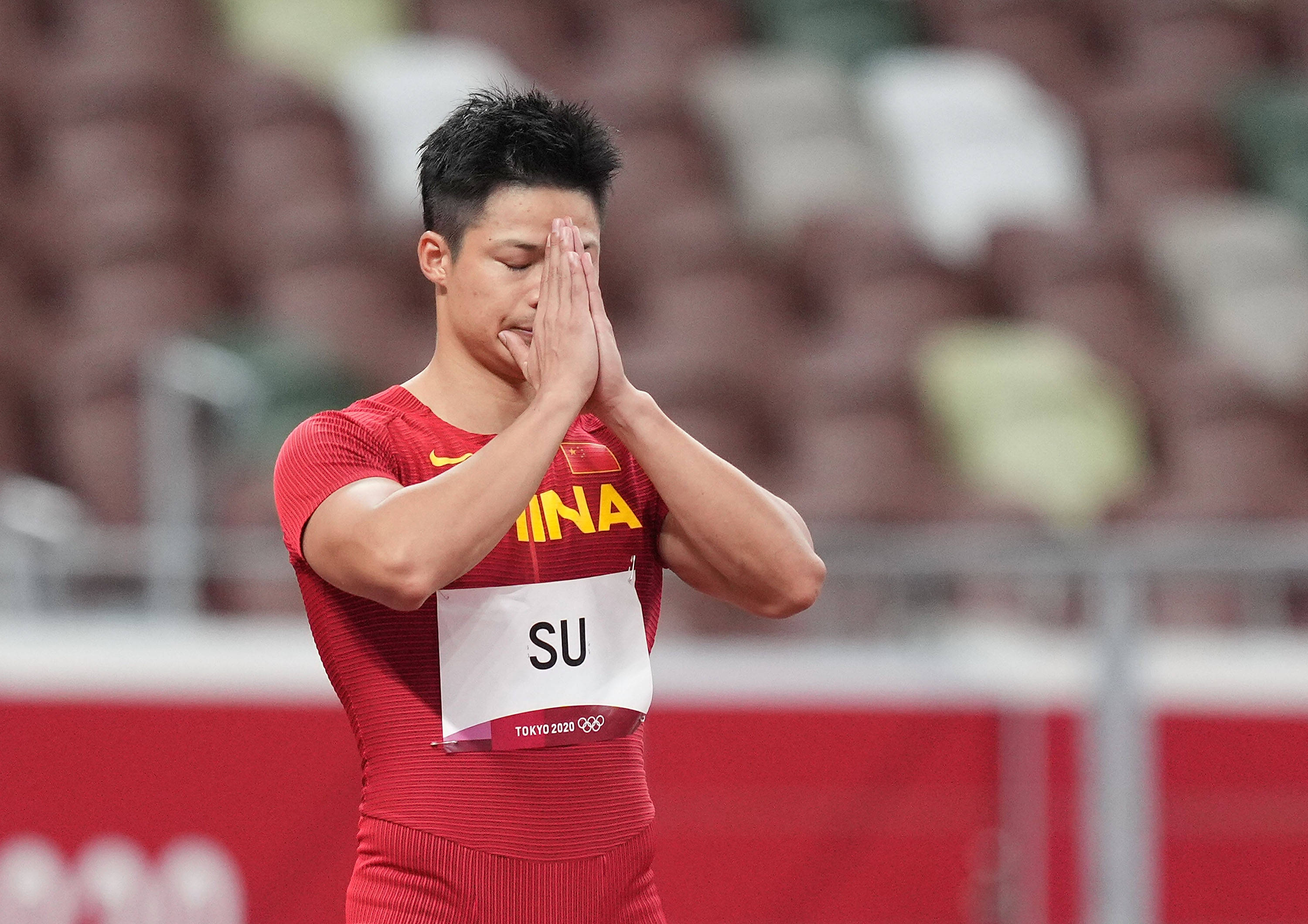 田径苏炳添参加男子100米半决赛