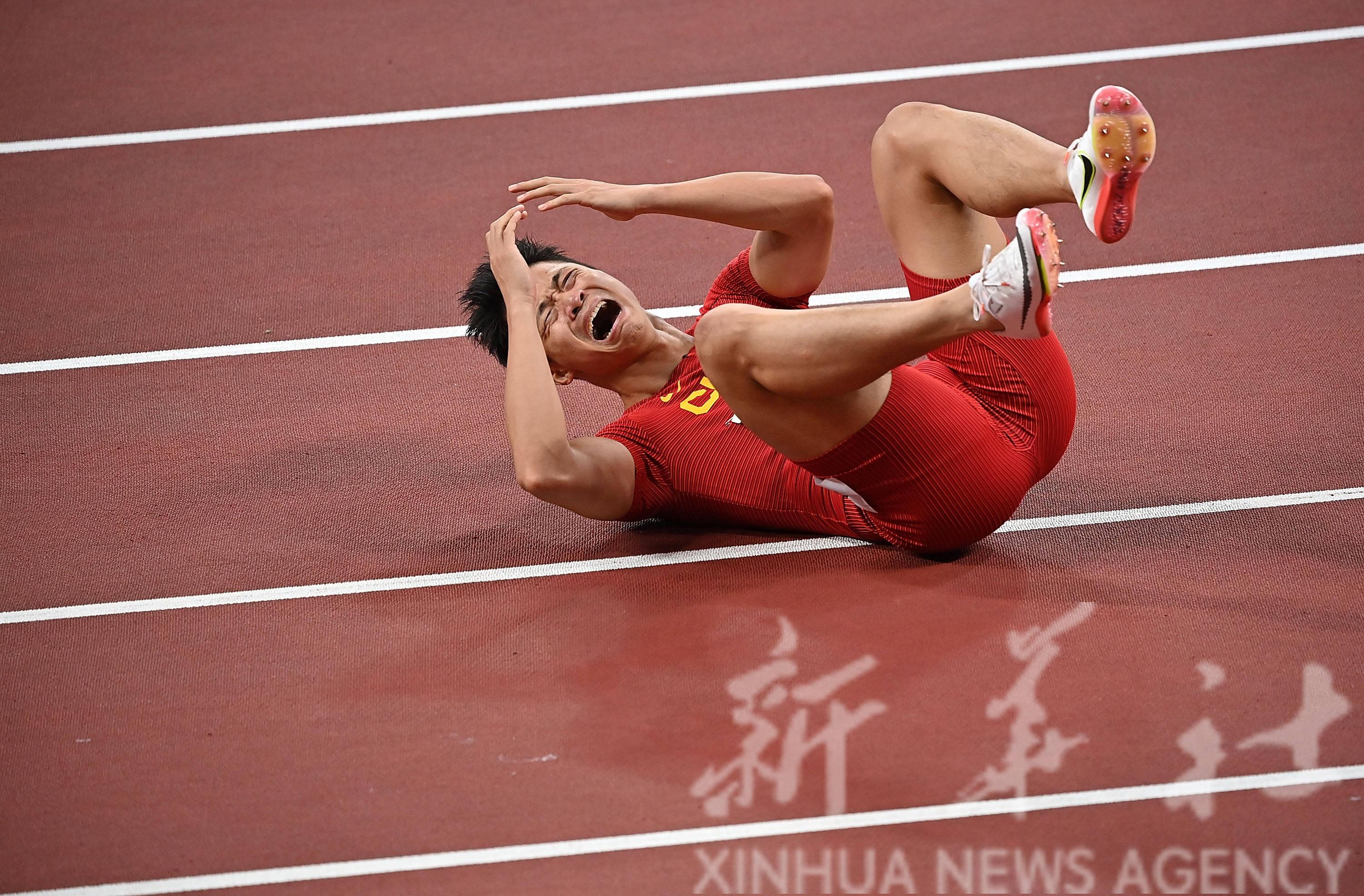 田径苏炳添参加男子100米半决赛