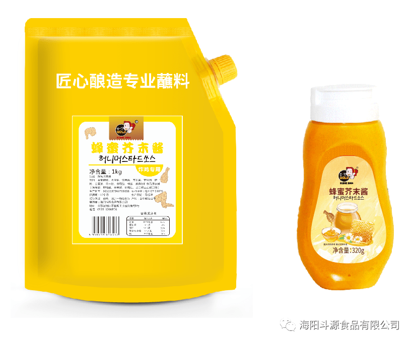 蜂蜜芥末酱:正宗韩式风味,精选优质原料,采用传统韩式工艺精制而成