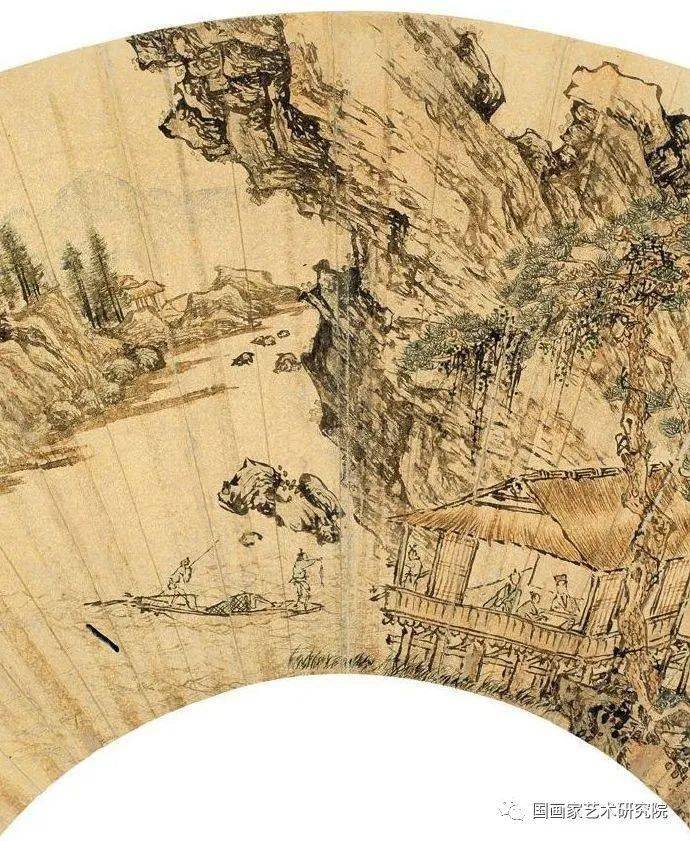 中国国画历代精品高清展：明唐寅《江亭谈古图》_张旭光