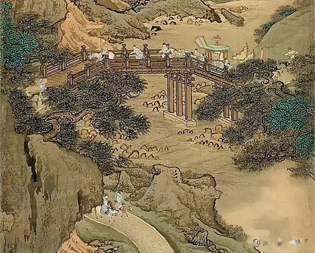 清代宫廷画家 袁耀,奉乾隆旨意绘制的《阿房宫图》欣赏