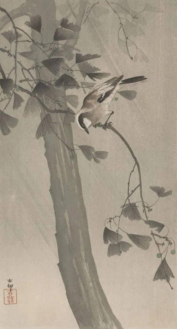 日本画家的花鸟画