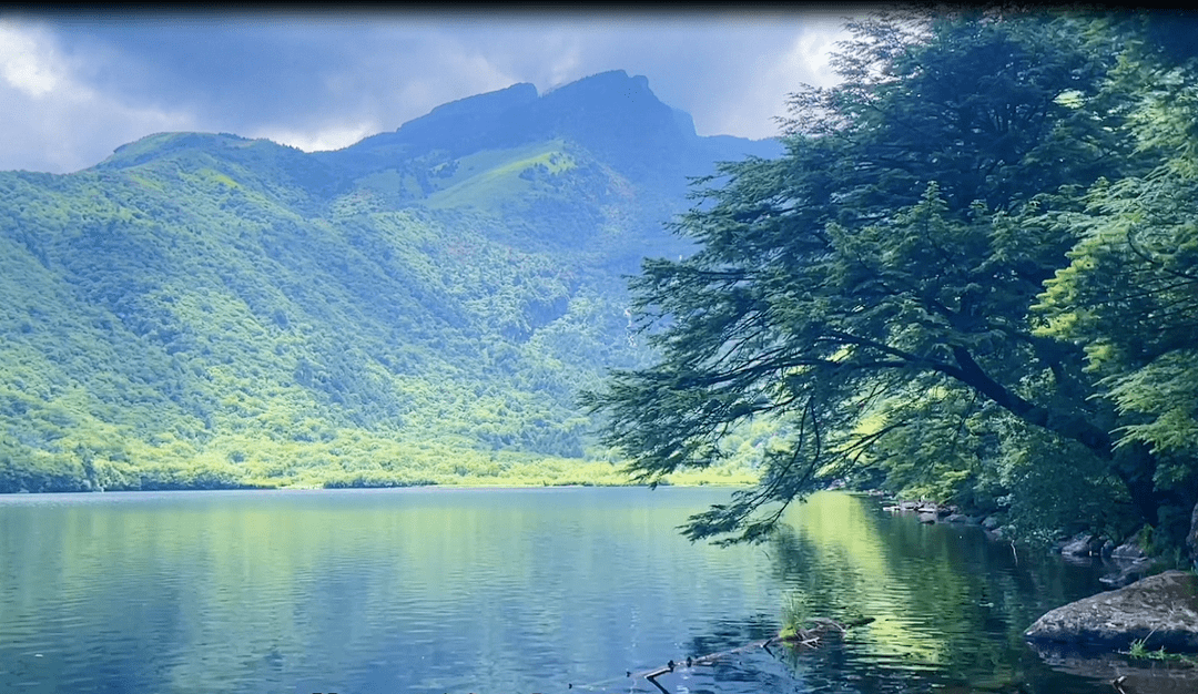 越西长海湖图片
