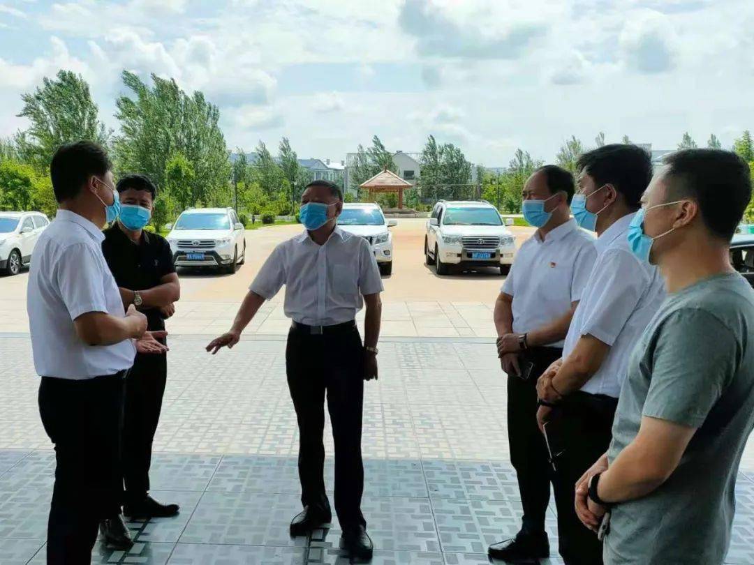 蒋长春在八五六检查指导疫情防控工作