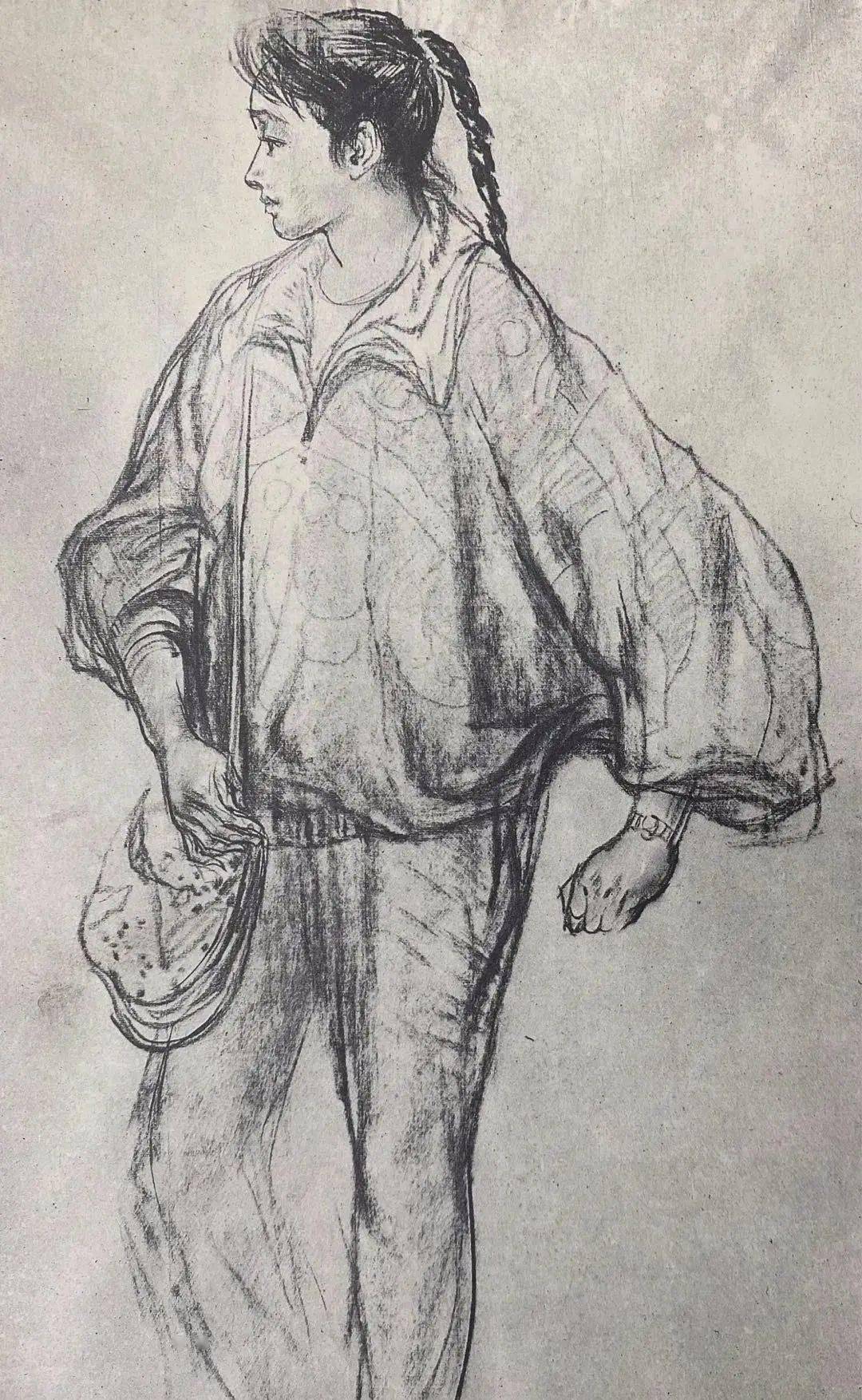 西安美术学院教授李超速写欣赏