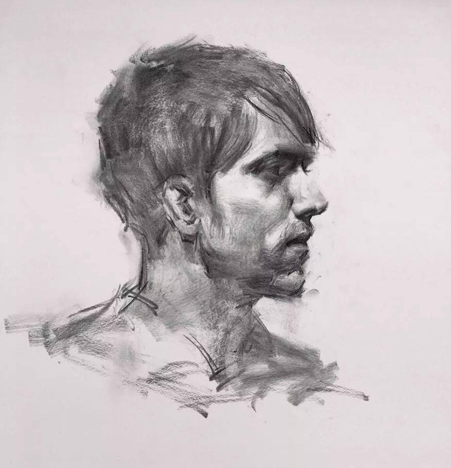 绝妙的炭笔素描让人炭为观止