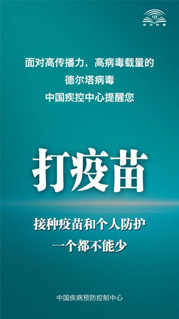 中国疾控中心|面对德尔塔病毒，中国疾控中心提示您这九点！