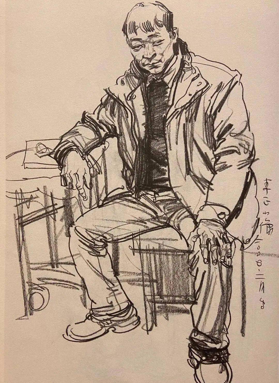 南开大学副教授张文恒速写欣赏