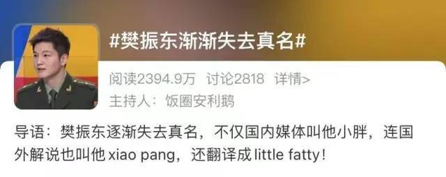 little fatty樊振东图片