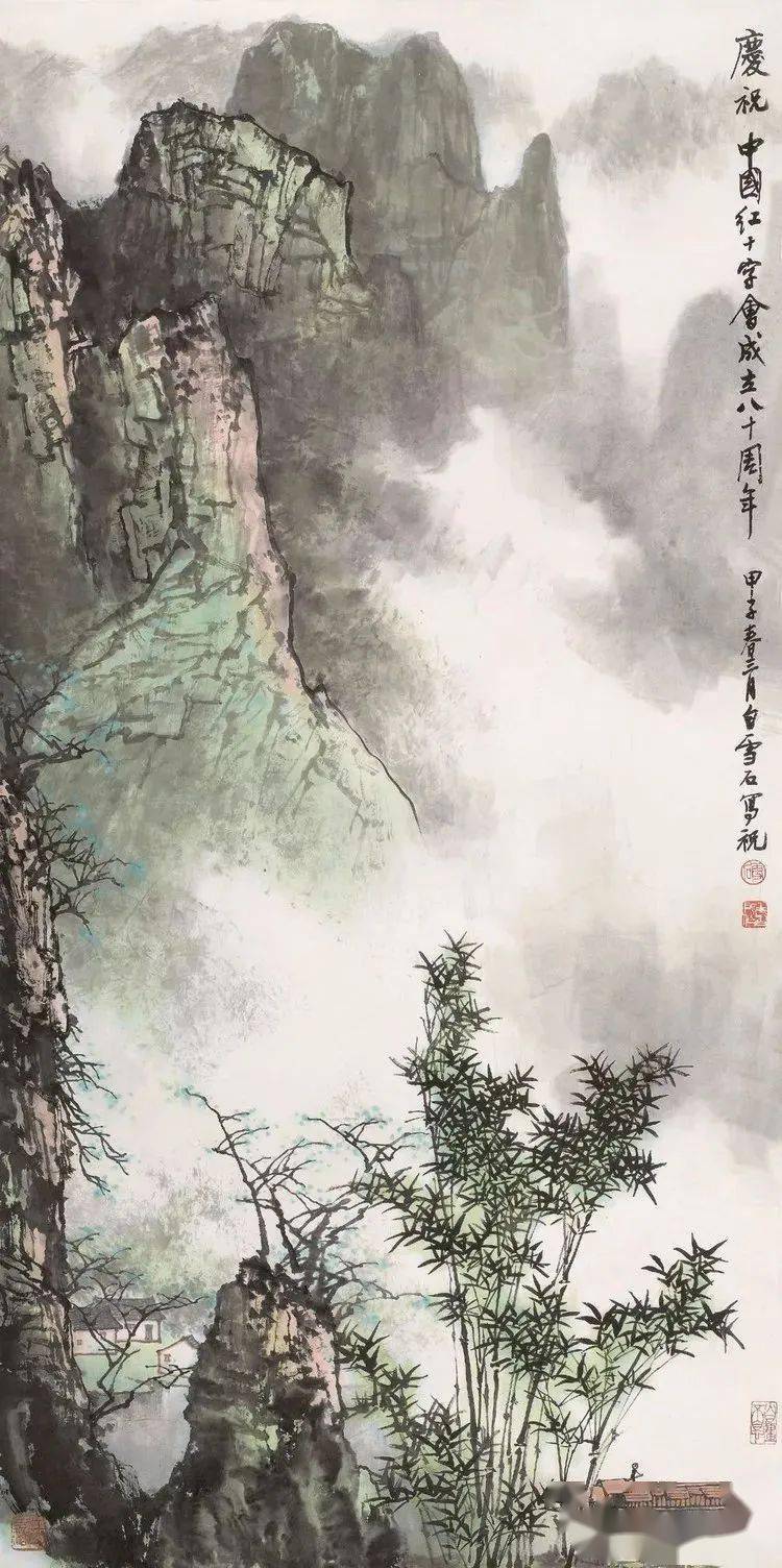 白雪石 笔下的桂林山水,令人心旷神怡_书画