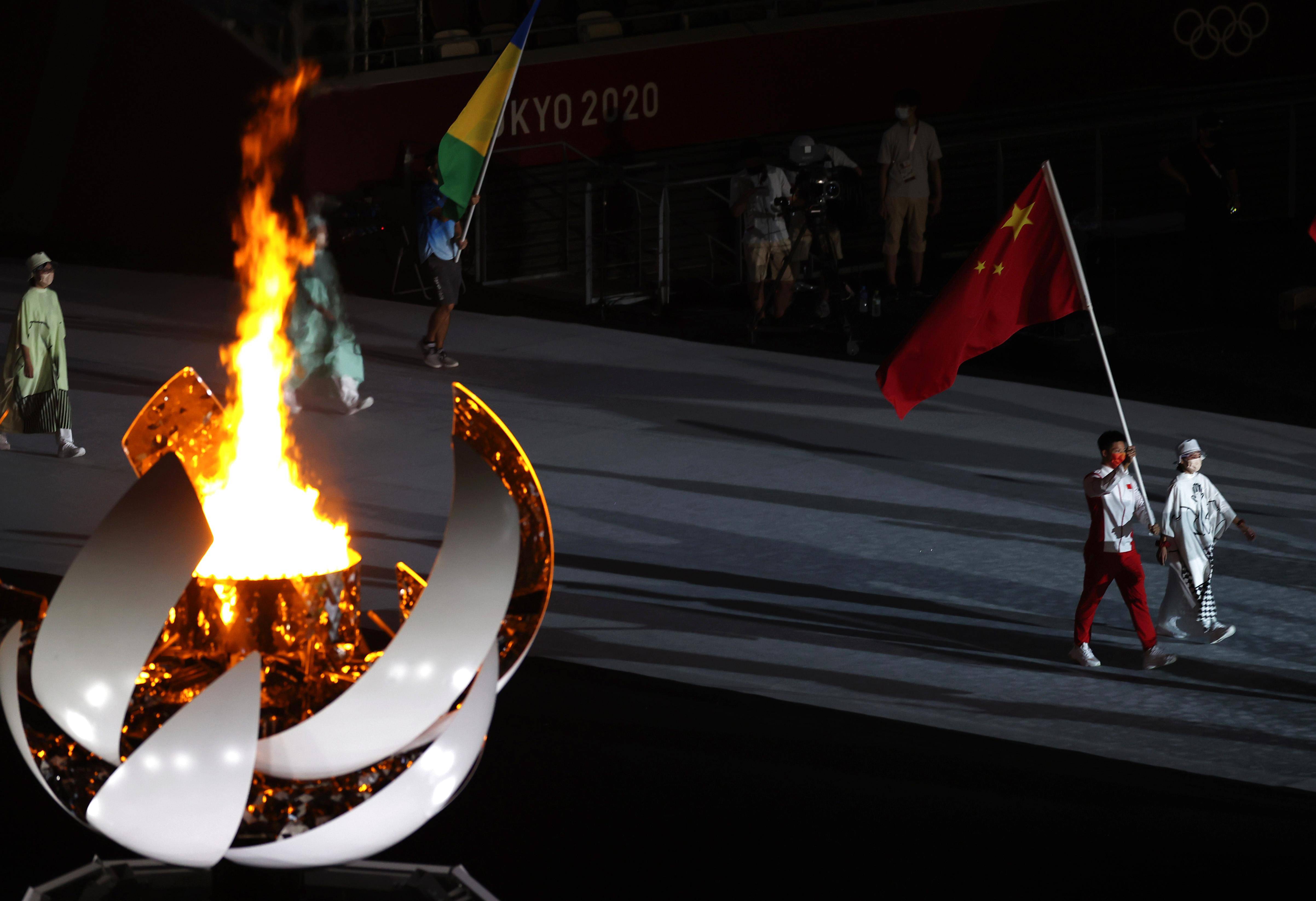 东京奥运会闭幕式举行