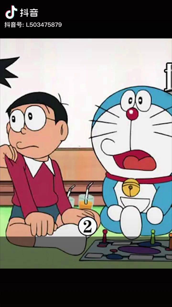 大雄和哆啦a梦请小伙伴进入墙纸中开新年会哆啦a梦我在抖音看动漫春节