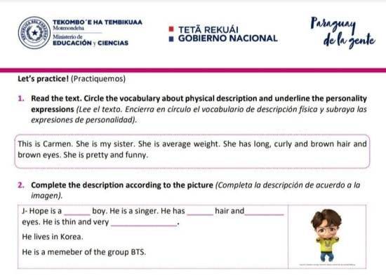 Bts J Hope登上巴拉圭教育科学部英语教材 留学 恒艾教育