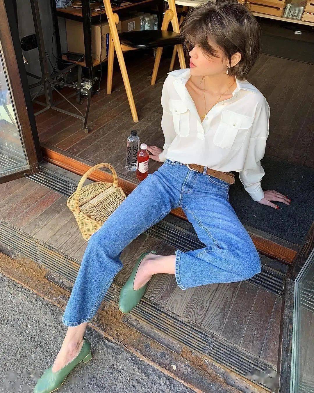 芭蕾|早秋必穿“牛仔裤+仙女鞋”，显气质显高级还显腿长！